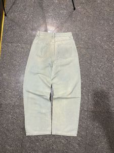 vintage washed wide leg baggy jeans