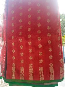 Red Banarasi Silk Saree