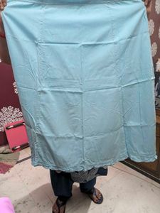 Light Blue Cotton Petticoat