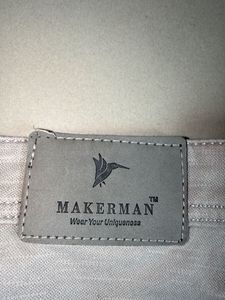Men's Light Beige Casual Trousers