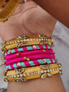 Fancy Thread Bangles