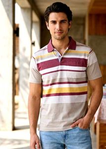 Striped Men's Polo Shirt