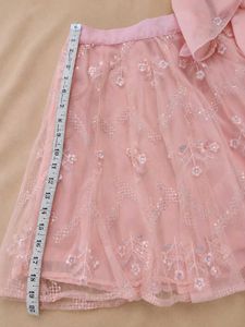 kid's pink lehenga choli