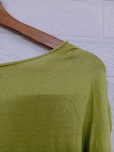 Lime Green Long Sleeve Top