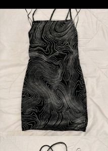 black sparkly dress