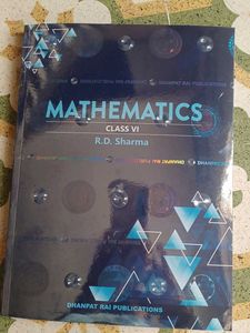 Mathematics Class VI by R.D. Sharma