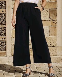 SHEIN BRAND SALE🎊 Stylish Black Palazzo Pants