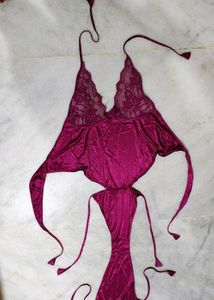 Satin Night Suit Set