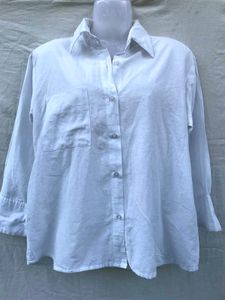 White Button-Down Shirt