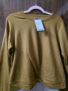 Stylish Mustard Yellow Sweatshirt