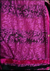 Stunning Magenta Embellished Saree