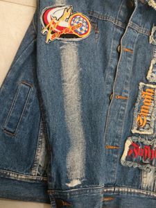 Denim Jacket. WITH PATCHES. Unisex