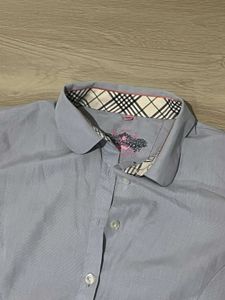 Chic Grey Button-Up Shirt