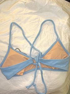 Light Blue Bikini Top