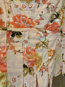 Pink Floral Tie-Up Top 🌸