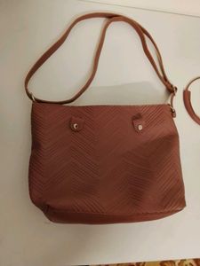 Chic Pink Handbag with Matching Pouch