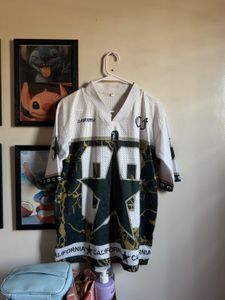 Unique Graphic Print Jersey T-Shirt