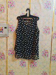 🇳🇿💫🎀Chic Floral Print Sleeveless Top