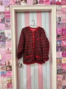 Vintage Patterned Cardigan