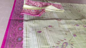 HANDLOOM WEAVING  SILK SAREE