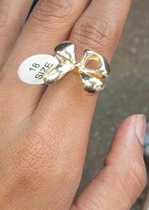 Gold- anti tarnish ring
