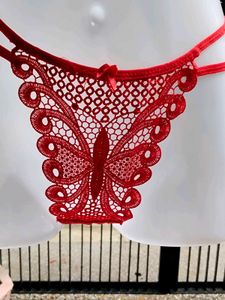 Sale 🔥Red Lace Butterfly Briefs