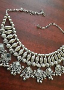 Oxidised Choker Necklace