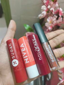 Assorted Lip Balms &amp; Liquid Lipstick