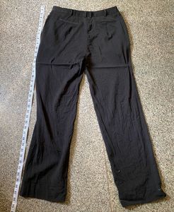 Black Wide-Leg Trousers