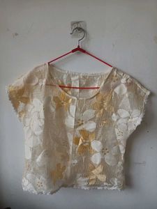 Sheer Floral Lace Top