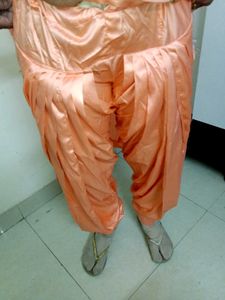 Peach Satin Suite And Salvar😍💓