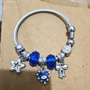 Blue Charm Bracelet