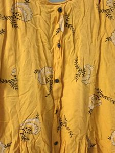 Floral Yellow Top