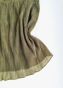 Olive Green Pleated Cami Top