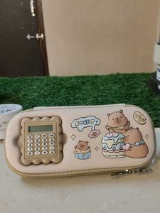 Cute Teddy &amp; Marvel Pencil Cases with Calculators