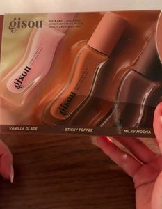 Gisou Glazed Lips Trio Lip Oil Set