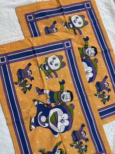 Doraemon Themed Cotton Pillowcases (Set of 2)
