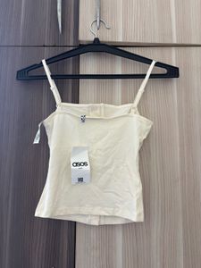 ASOS DESIGN HORN-BUTTON Camisole vest