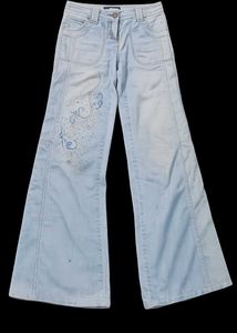 tomboy y2k.Light Wash Flare Jeans