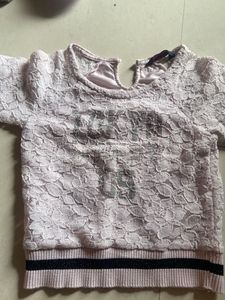 Pink Lace Top