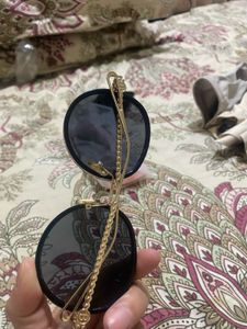 Chic Round Red Frame Sunglasses