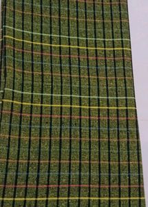 Mustered Checked Bath Cotton Towel
