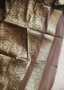 Elegant Brown Banarasi Silk Saree