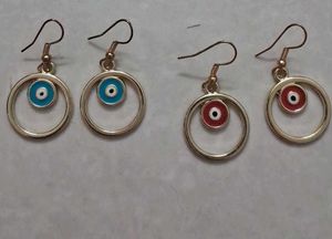 Evil Eye Hoop Earrings