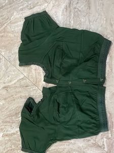 Elegant Green Ethnic Blouse