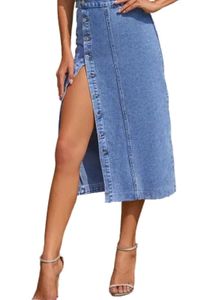 ethnic denim skirt for women