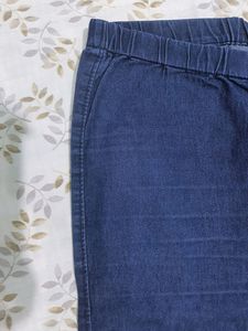 Blue Stretchable Trousers
