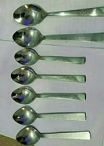 Pack 7  Sarving Spoons &amp; Dinner Spoon