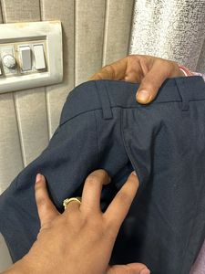 Classic Formal Navy Blue Trousers