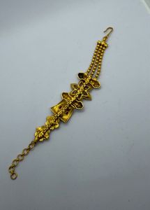 Elegant Gold Plated Maangtika 2 pieces